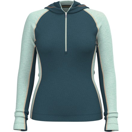Classic Thermal Merino Half-Zip Base Layer Hoodie - Women's