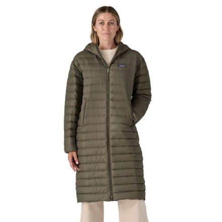 Recycled Down Sweater Parka - Women's