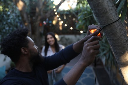 Luci 44' Solar String Lights + Detachable Power Hub