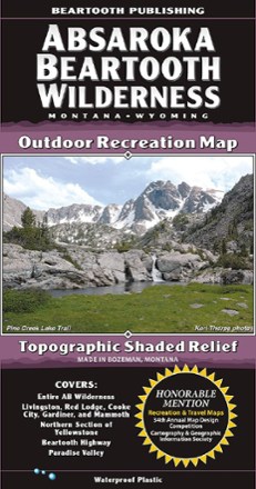 Absaroka Beartooth Wilderness Map