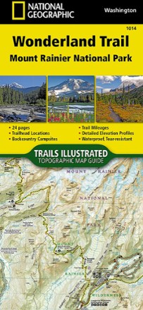 Wonderland Trail Topographic Map Guide