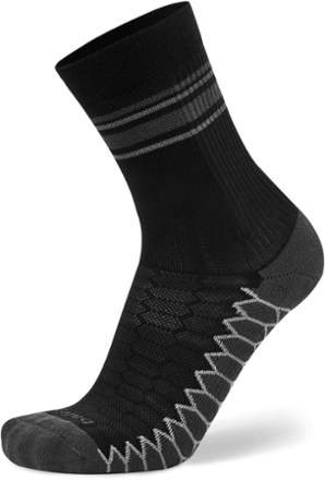 Silver Mini Crew Socks