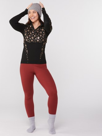 Heatwave Body Mapped Quarter-Zip Long-Sleeve Base Layer Top - Women's