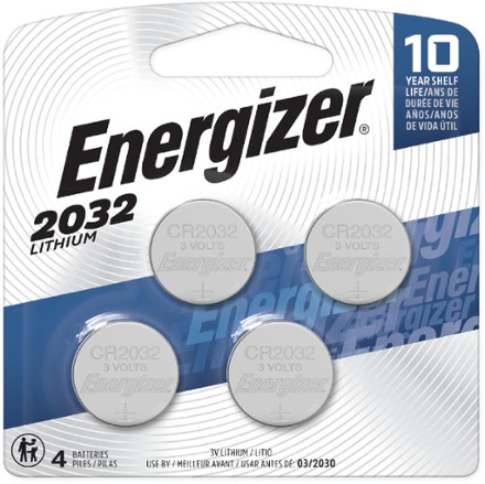 CR2032 Coin Cell Lithium Batteries - Package of 4