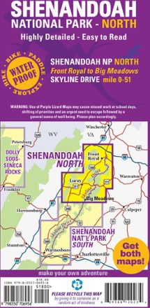 Shenandoah National Park Map: North