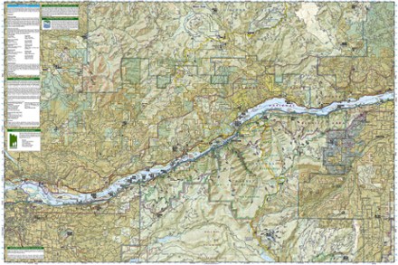 Columbia River Gorge Topographic Map