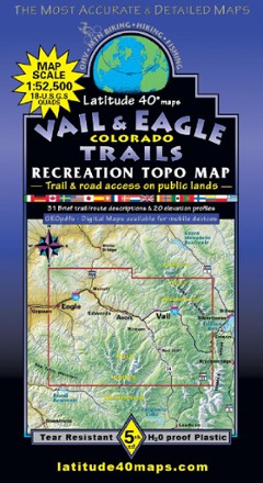 Vail & Eagle Trails Recreation Topo Map - 5th Edition