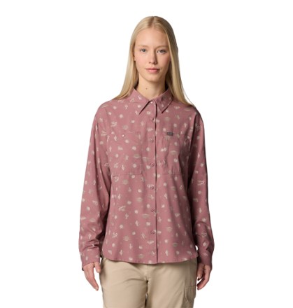 Silver Ridge Utility Patterned Long-Sleeve Shirt - Women's