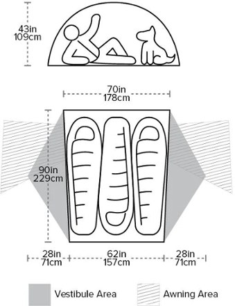 Copper Spur HV UL3 Tent