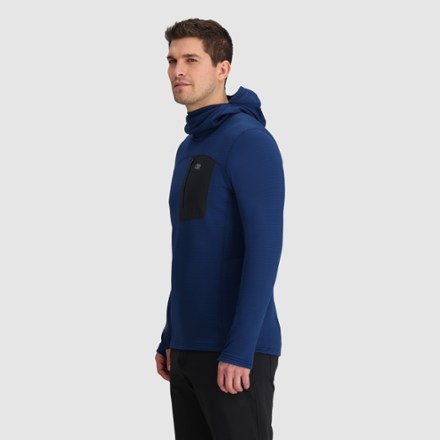 Vigor Grid Fleece Pullover Hoodie