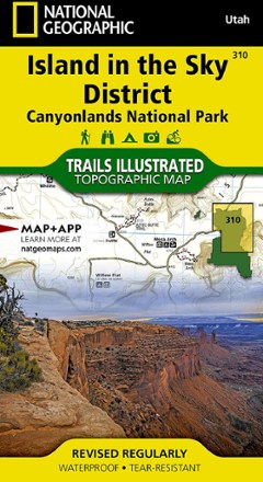 Island in the Sky District: Canyonlands National Park Topographic Map