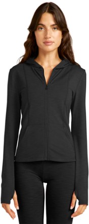 Heather Rib Morning Jog Hoodie - Women's