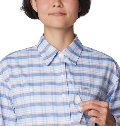Silver Ridge Utility Patterned Long-Sleeve Shirt - Women's