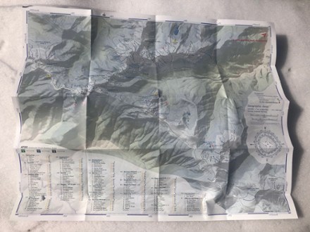 Backcountry Ski Map: Olympic National Park, Washington