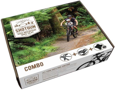 Shotgun Child Bike Seat and Handlebar Combo