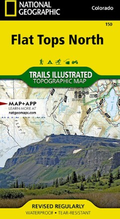 Flat Tops North Topographic Map