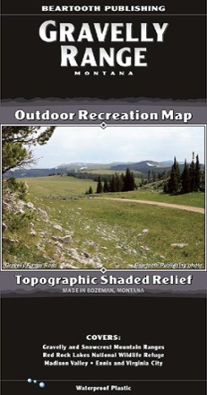 Gravelly Range, MT, Outdoor Recreation Map