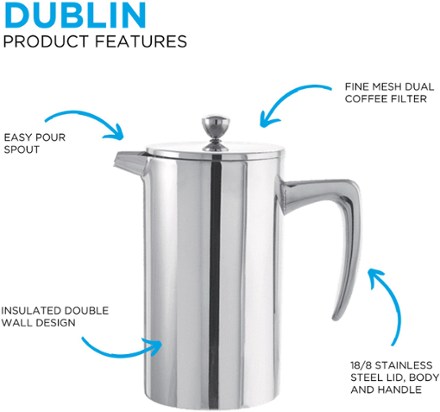 Dublin Stainless-Steel French Press