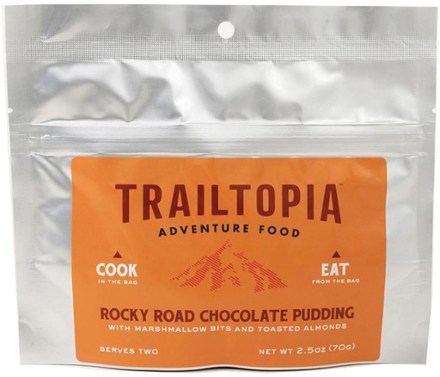 Rocky Road Chocolate Pudding - 2 Servings 