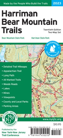 Harriman-Bear Mountain Trails Map Set - 2023 - 20th Edition