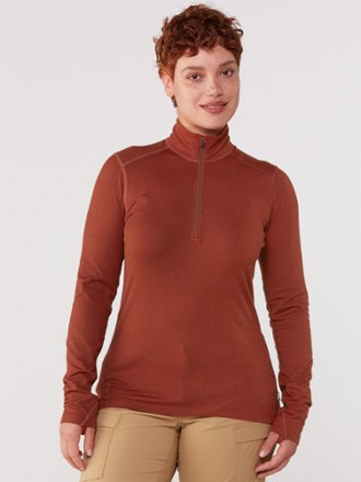 Midweight Base Layer Half-Zip Top - Women's