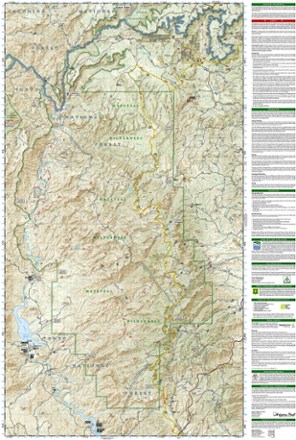 Mazatzal and Pine Mountain Wilderness Areas Topographic Map