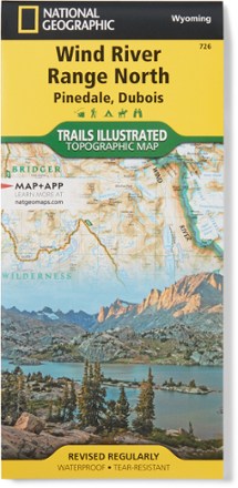 Wind River Range North Topographic Map