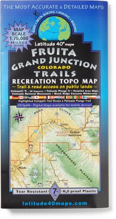 Fruita/Grand Junction Trails Recreation Topo Map - 7th Edition