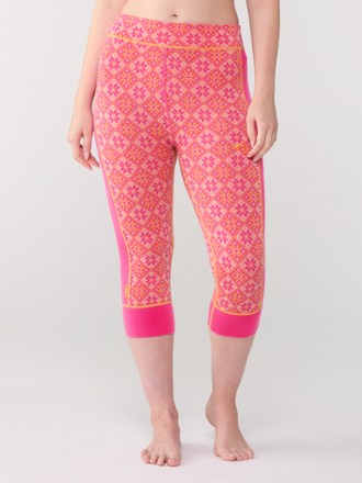 Rose Capri High-Waist Base Layer Bottoms - Women's