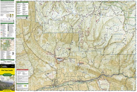 Flat Tops South Topographic Map