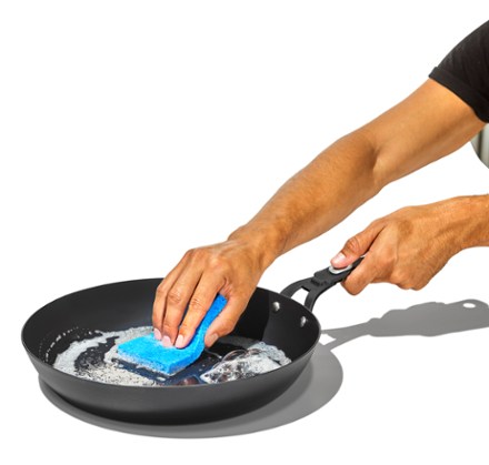 Outdoor Carbon Steel Fry Pan with Removable Handle - 10"