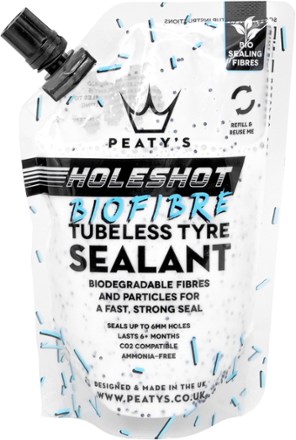 Holeshot BioFibre Tubeless Tire Sealant - 120 ml Trail Pouch