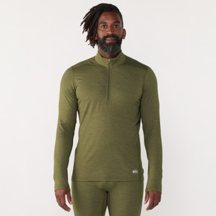 Midweight Base Layer Half-Zip Top - Men's