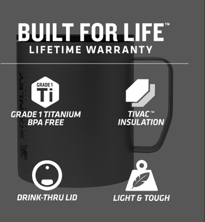 Stay-Hot Titanium Camp Mug - 12 fl. oz. 