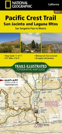 Pacific Crest Trail Topographic Map Guide: San Jacinto and Laguna Mountains