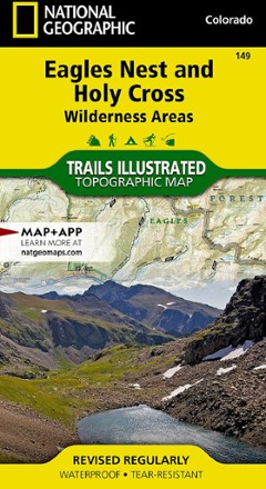 Eagles Nest and Holy Cross Wilderness Areas Topographic Map