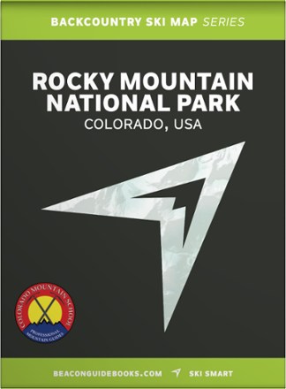 Backcountry Ski Map: Rocky Mountain National Park, Colorado