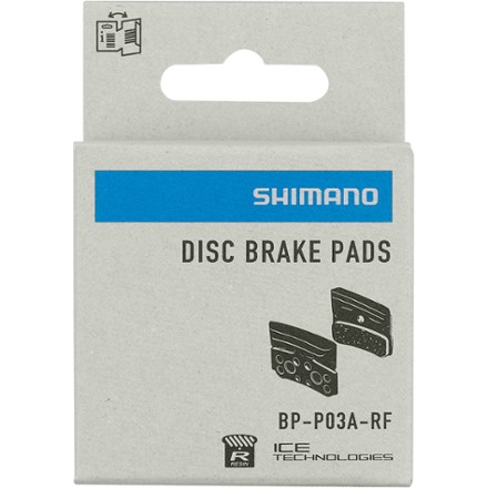 P03A-RF Resin Disc Brake Pads with Fins