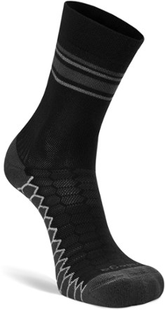 Silver Mini Crew Socks