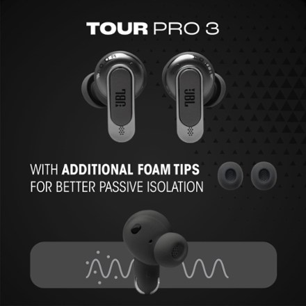 Tour Pro 3 Bluetooth In-Ear Wireless Noise-Canceling Earbuds