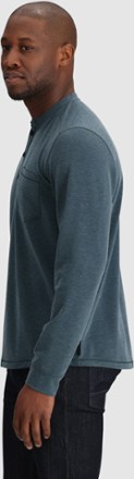 Aberdeen Long-Sleeve Henley Shirt - Men's