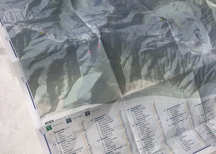 Backcountry Ski Map: Olympic National Park, Washington