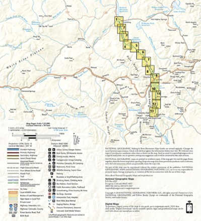Blue River Fishing & River Recreation Map Guide