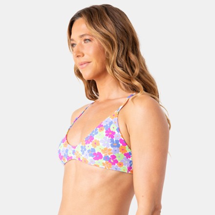 California Dreamin Reversible Athletic Tri Bikini Top - Women's