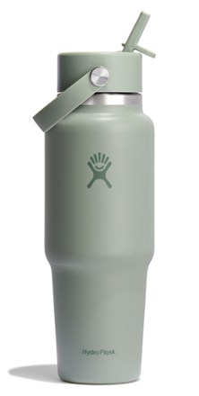 Wide-Mouth Travel Bottle with Flex Straw Cap - 32 fl. oz.
