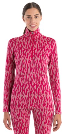 Merino 260 Vertex Long-Sleeve Half-Zip Glacial Flow Base Layer Top - Women's