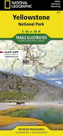 Yellowstone National Park Trail Map