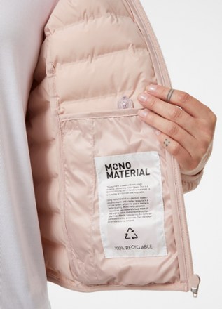 Hooded Mono Material Insulated Jacket - Women's