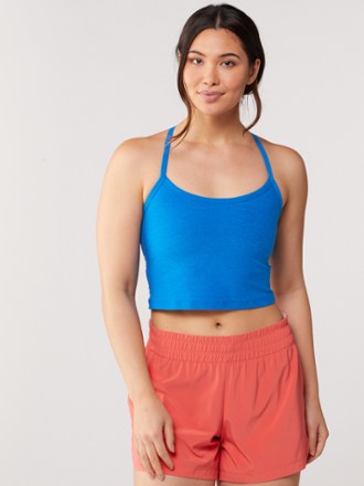 Spacedye Slim Racerback Cropped Tank Top - Women's