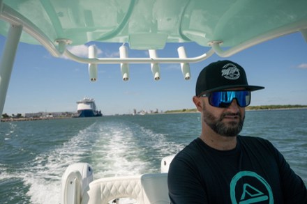 Amplify Semirimless Shield Polarized Sunglasses
